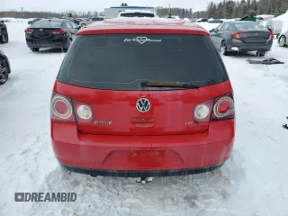 2009 Volkswagen Golf with VIN 9BWEL41J994016236, listed as a Copart auction lot 45682855 with 281,077 mi miles and Salvage title. Bid and sale history available at DreamBid. Image 6.