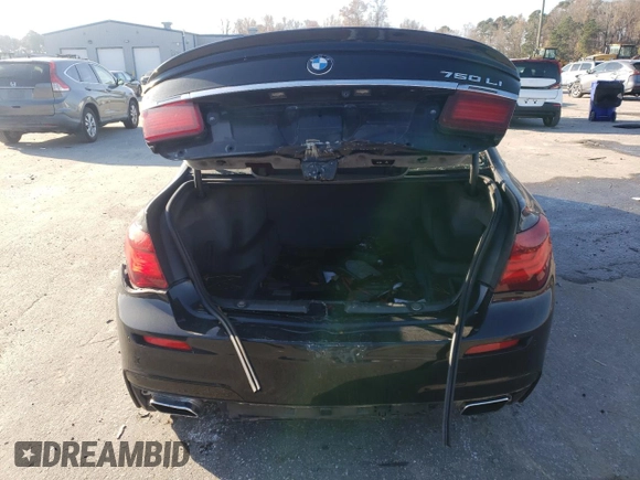 2014 BMW 7 Series ALPINA B7 with VIN WBAYE8C53ED135058, listed as a Copart auction lot 84494854 with 0 mi miles and Salvage Title. Bid and sale history available at carsss.com. Image 6.