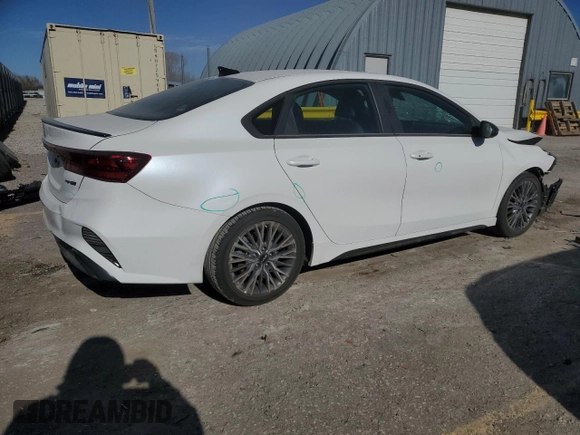 2022 Kia Forte GT-Line with VIN 3KPF54AD7NE469461, listed as a Copart auction lot 81897424 with 47,671 mi miles and Salvage Title. Bid and sale history available at carsss.com. Image 3.