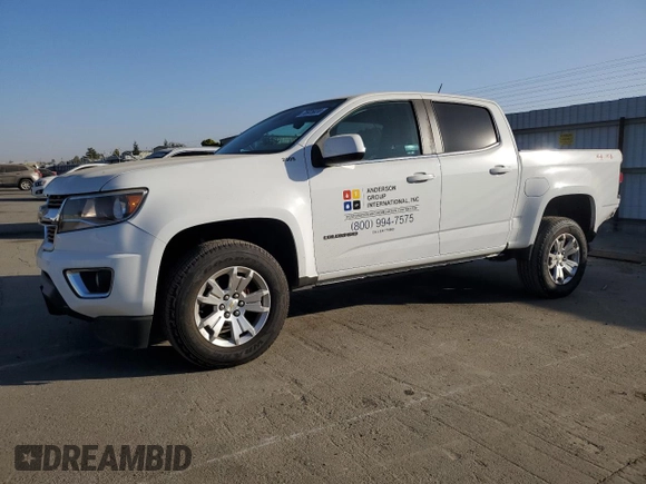 2020 Chevrolet Colorado 4WD LT with VIN 1GCGTCENXL1219946, listed as a Copart auction lot 76925024 with 121,388 mi miles and Salvage Title. Bid and sale history available at carsss.com. Image 1.