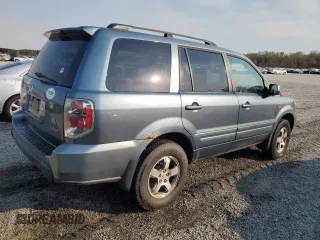 2007 Honda Pilot EX-L with VIN 2HKYF18567H534074, listed as a Copart auction lot 50892625 with 246,702 mi miles and Salvage Title. Bid and sale history available at carsss.com. Image 3.