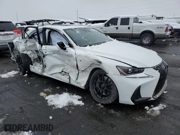 2017 Lexus IS 350 with VIN JTHCE1D27H5013874, listed as a Copart auction lot 78694874 with 54,001 mi miles and Salvage title. Bid and sale history available at DreamBid. Image 4.