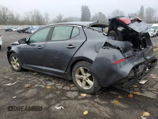 2015 Kia Optima LX with VIN KNAGM4A74F5622891, listed as a Copart auction lot 83112334 with Not Provided miles and Salvage Title. Bid and sale history available at carsss.com. Image 2.