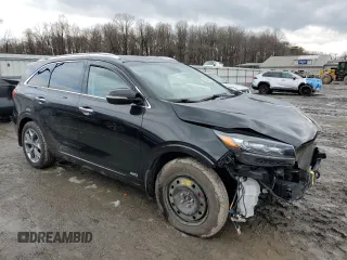 2019 Kia Sorento SX Limited with VIN 5XYPKDA51KG499205, listed as a Copart auction lot 45203515 with 55,145 mi miles and Salvage Title. Bid and sale history available at carsss.com. Image 4.