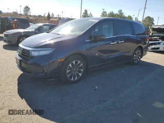 2022 Honda Odyssey EX-L with VIN 5FNRL6H73NB042531, listed as a Copart auction lot 88517295 with 23,926 mi miles and Salvage Title. Bid and sale history available at DreamBid. Image 1.