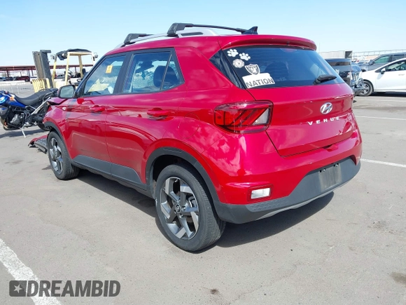2022 Hyundai Venue Limited with VIN KMHRC8A37NU177565, listed as a IAAI auction lot 41735253 with Not Provided miles and . Bid and sale history available at DreamBid. Image 3.