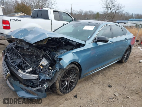 2018 Genesis G80 Sport z VIN KMHGN4JB6JU222877, wystawiony jako IAAI lot #41364724 z przebiegiem 133 550 mil mil oraz . Historia ofert i sprzedaży dostępna na DreamBid. Obrazek 23.