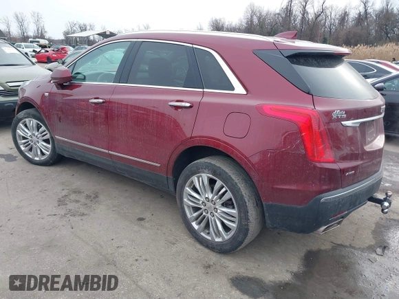2017 Cadillac XT5 Premium Luxury AWD with VIN 1GYKNERS8HZ119329, listed as a IAAI auction lot 41342442 with 168,320 mi miles. Bid and sale history available at carsss.com. Image 3.
