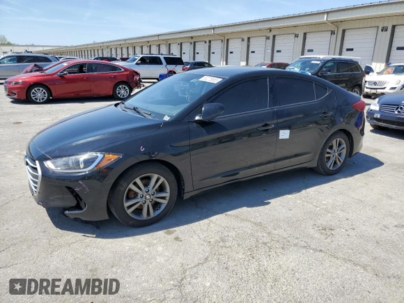 2018 Hyundai Elantra SEL with VIN 5NPD84LF8JH272186, listed as a Copart auction lot 53278855 with 106,941 mi miles and Salvage Title. Bid and sale history available at DreamBid. Image 1.