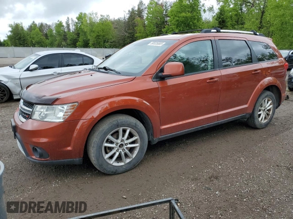 2012 Dodge Journey SXT with VIN 3C4PDCCG8CT243754, listed as a Copart auction lot 58535065 with 176,761 mi miles and Clean title. Bid and sale history available at DreamBid. Image 1.