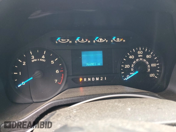 2017 Ford F-150 XL z VIN 1FTFX1EFXHKC26040, wystawiony jako Copart lot #55594585 z przebiegiem 76 490 mil mil oraz Szkoda całkowita • Salvage title. Historia ofert i sprzedaży dostępna na DreamBid. Obrazek 9.