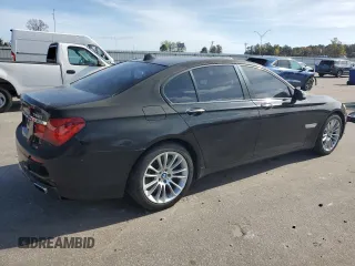 2013 BMW 7 Series 750i with VIN WBAYA8C57DC996582, listed as a Copart auction lot 79250334 with 82,336 mi miles and Clean Title. Bid and sale history available at DreamBid. Image 3.