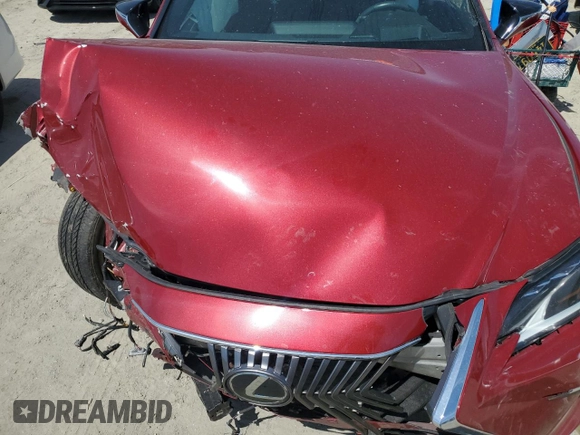 2019 Lexus ES 350 with VIN 58ABZ1B13KU010127, listed as a Copart auction lot 53339215 with 58,978 mi miles and Salvage Title. Bid and sale history available at DreamBid. Image 11.