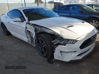 2018 Ford Mustang GT with VIN 1FA6P8CF7J5136429, listed as a IAAI auction lot 41408592 with 94,276 mi miles. Bid and sale history available at carsss.com. Image 1.