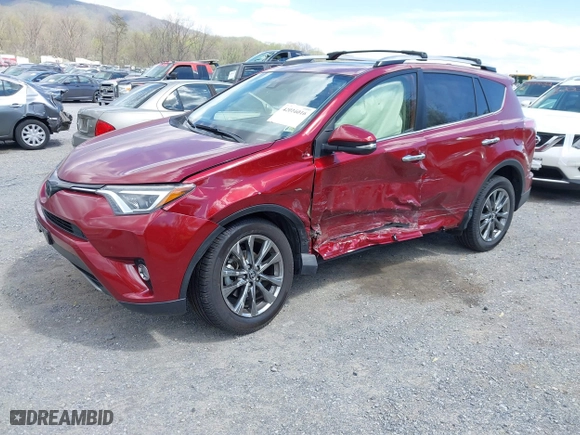 2018 Toyota RAV4 Limited with VIN JTMDFREV0JD240717, listed as a IAAI auction lot 42016016 with 37,043 mi miles. Bid and sale history available at carsss.com. Image 19.