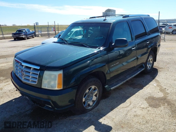 2003 Cadillac Escalade z VIN 1GYEK63N83R123971, wystawiony jako IAAI lot #41814808 z przebiegiem 235 724 mil mil oraz . Historia ofert i sprzedaży dostępna na DreamBid. Obrazek 2.