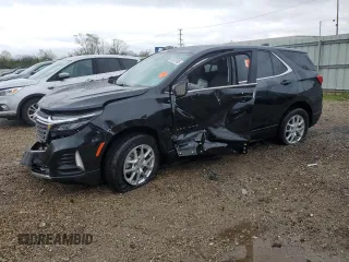 2023 Chevrolet Equinox LT z VIN 3GNAXUEG1PL167811, wystawiony jako Copart lot #55233185 z przebiegiem 28 099 mil mil oraz Szkoda całkowita • Salvage title. Historia ofert i sprzedaży dostępna na DreamBid. Obrazek 1.
