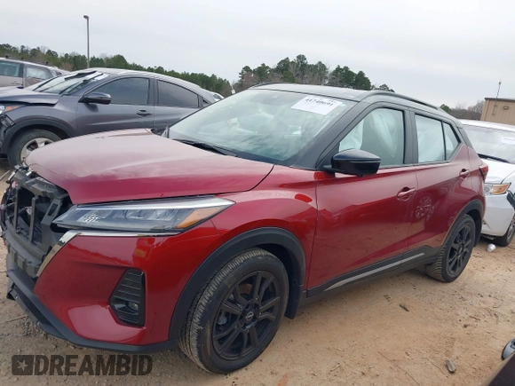 2023 Nissan Kicks SR with VIN 3N1CP5DV8PL543320, listed as a IAAI auction lot 41740691 with 20,112 mi miles and . Bid and sale history available at DreamBid. Image 15.