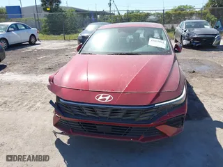 2025 Hyundai Elantra SEL Convenience with VIN KMHLS4DG6SU904397, listed as a IAAI auction lot 41837991 with 2,083 mi miles. Bid and sale history available at carsss.com. Image 12.