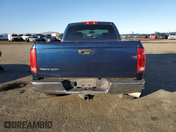 2006 Dodge Ram 2500 SLT with VIN 3D7KR28C26G171531, listed as a Copart auction lot 82880294 with 327,430 mi miles and Salvage Title. Bid and sale history available at carsss.com. Image 6.