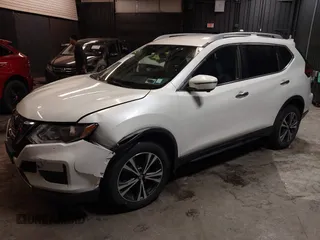 2019 Nissan Rogue SL with VIN 5N1AT2MV1KC827435, listed as a IAAI auction lot 41480759 with 55,842 mi miles. Bid and sale history available at carsss.com. Image 2.