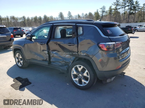 2021 Jeep Compass Limited с VIN 3C4NJDCB3MT503926, выставлен на аукционе Copart как лот 53056915 с пробегом 64 720 миль миль и Списание • Salvage title. История ставок и продаж доступна на DreamBid. Изображение 2.