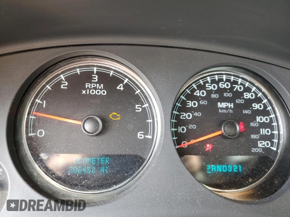 2008 Chevrolet Tahoe 1LT with VIN 1GNFC13J38R160500, listed as a Copart auction lot 82607874 with 202,452 mi miles and Salvage title. Bid and sale history available at DreamBid. Image 9.