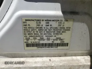 2006 Nissan Maxima SE z VIN 1N4BA41E46C841162, wystawiony jako Copart lot #56487185 z przebiegiem Nie podano mil oraz Czysty tytuł • Clean title. Historia ofert i sprzedaży dostępna na DreamBid. Obrazek 12.