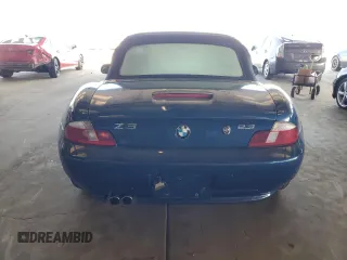2000 BMW Z3 2.5 with VIN 4USCH9342YLG04259, listed as a Copart auction lot 60921805 with 150,679 mi miles and Salvage title. Bid and sale history available at DreamBid. Image 6.