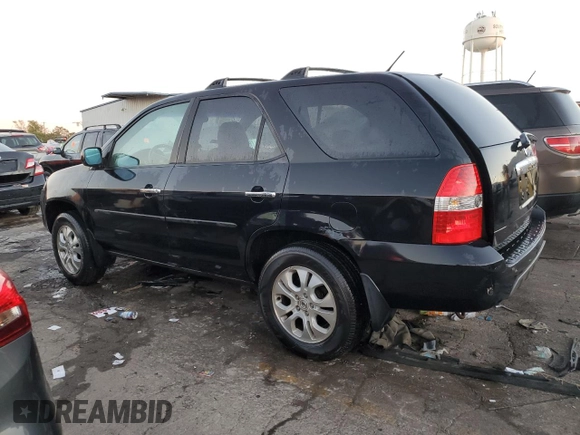 2003 Acura MDX Touring with VIN 2HNYD18603H555594, listed as a Copart auction lot 75211464 with 214,656 mi miles and Salvage Title. Bid and sale history available at DreamBid. Image 2.