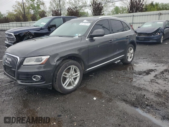 2014 Audi Q5 Premium Plus with VIN WA1LFAFP4EA107523, listed as a Copart auction lot 55739875 with 180,557 mi miles and Clean title. Bid and sale history available at DreamBid. Image 1.