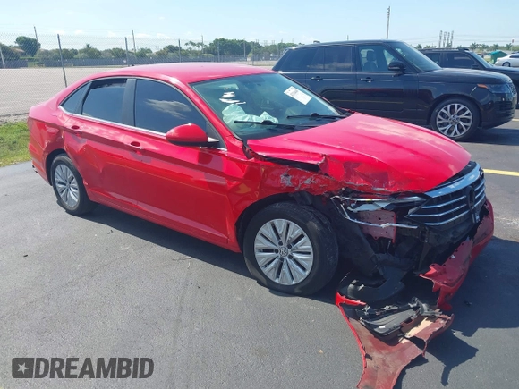 2019 Volkswagen Jetta S z VIN 3VWC57BUXKM029610, wystawiony jako IAAI lot #42334649 z przebiegiem 34 072 mil mil oraz . Historia ofert i sprzedaży dostępna na DreamBid. Obrazek 1.