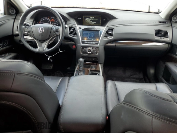 2016 Acura RLX Technology with VIN JH4KC1F52GC000307, listed as a Copart auction lot 54579865 with 61,687 mi miles and Salvage title. Bid and sale history available at DreamBid. Image 8.