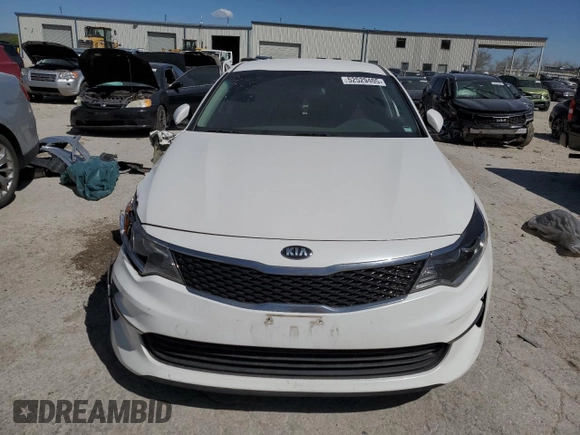 2016 Kia Optima LX with VIN KNAGT4L35G5093529, listed as a Copart auction lot 52529405 with 128,194 mi miles and Salvage Title. Bid and sale history available at carsss.com. Image 5.
