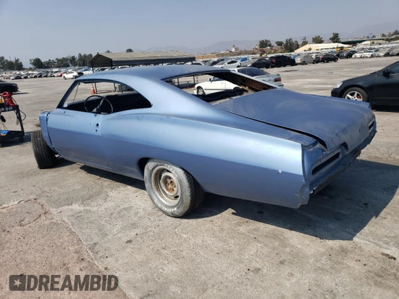 1967 Chevrolet Impala z VIN 168877J149719, wystawiony jako Copart lot #71652484 z przebiegiem 38 801 mil mil oraz Szkoda całkowita • Salvage title. Historia ofert i sprzedaży dostępna na DreamBid. Obrazek 2.
