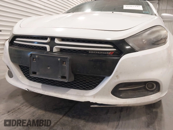 2013 Dodge Dart SXT with VIN 1C3CDFBH8DD261287, listed as a IAAI auction lot 41967345 with 138,839 mi miles. Bid and sale history available at carsss.com. Image 6.