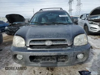 2005 Hyundai Santa Fe GLS with VIN KM8SC73E35U885063, listed as a Copart auction lot 45648425 with 148,961 mi miles and Salvage Title. Bid and sale history available at carsss.com. Image 5.