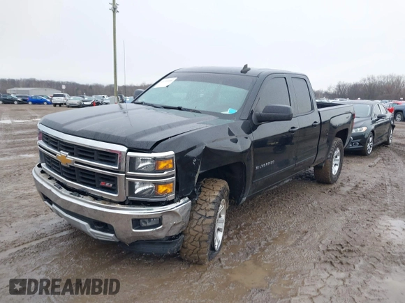 2015 Chevrolet Silverado 1500 LT with VIN 1GCVKREC5FZ264391, listed as a IAAI auction lot 41222685 with 138,874 mi miles. Bid and sale history available at carsss.com. Image 6.