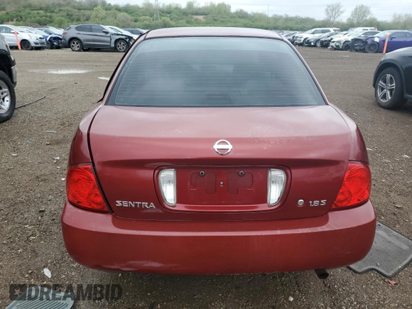 2004 Nissan Sentra S z VIN 3N1CB51D04L914542, wystawiony jako Copart lot #55175215 z przebiegiem 134 122 mil mil oraz Szkoda całkowita • Salvage title. Historia ofert i sprzedaży dostępna na DreamBid. Obrazek 6.