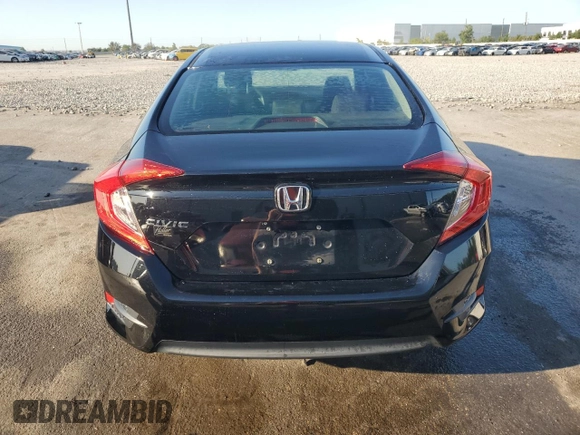2017 Honda Civic Sedan LX with VIN 19XFC2F53HE008869, listed as a Copart auction lot 53561595 with 77,620 mi miles and Salvage Title. Bid and sale history available at carsss.com. Image 6.