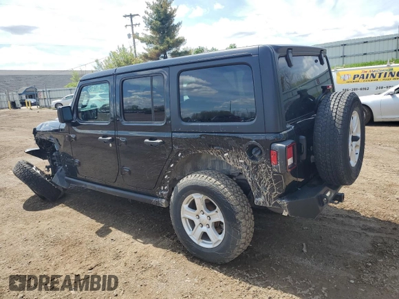 2023 Jeep Wrangler Sport S with VIN 1C4HJXDN9PW564543, listed as a Copart auction lot 56192945 with 42,015 mi miles and Salvage title. Bid and sale history available at DreamBid. Image 2.