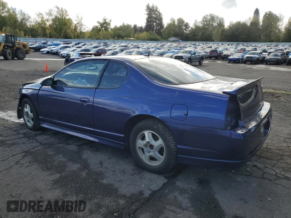 2006 Chevrolet Monte Carlo SS with VIN 2G1WL15C169364896, listed as a Copart auction lot 76368204 with 173,310 mi miles and Salvage Title. Bid and sale history available at carsss.com. Image 2.