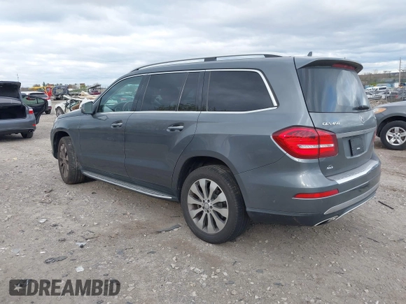 2017 Mercedes-Benz GLS 450 z VIN 4JGDF6EE3HA868406, wystawiony jako IAAI lot #42046056 z przebiegiem 106 655 mil mil oraz . Historia ofert i sprzedaży dostępna na DreamBid. Obrazek 3.