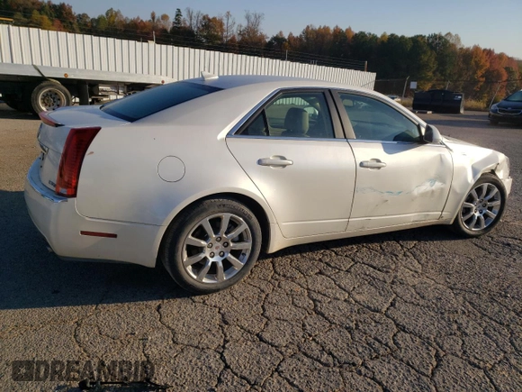 2009 Cadillac CTS RWD w/1SB with VIN 1G6DU57V090104282, listed as a Copart auction lot 78025664 with 72,897 mi miles and Salvage Title. Bid and sale history available at carsss.com. Image 3.