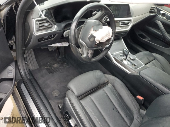 2021 BMW 4 Series 430i xDrive with VIN WBA73AP00MCE73967, listed as a Copart auction lot 75868144 with 28,132 mi miles and Salvage Title. Bid and sale history available at carsss.com. Image 8.