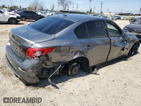 2014 Infiniti Q50 Sport with VIN JN1BV7APXEM687358, listed as a Copart auction lot 52028215 with 109,855 mi miles and Salvage Title. Bid and sale history available at DreamBid. Image 3.