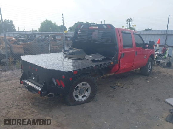 2015 Ford F-250 Lariat with VIN 1FT7W2BT7FEB63210, listed as a IAAI auction lot 39905045 with 213,169 mi miles and . Bid and sale history available at DreamBid. Image 4.