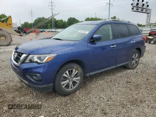 2018 Nissan Pathfinder SV z VIN 5N1DR2MM3JC628470, wystawiony jako Copart lot #58814335 z przebiegiem 149 751 mil mil oraz Tytuł czysty. Historia ofert i sprzedaży dostępna na DreamBid. Obrazek 1.