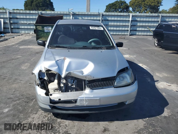 2000 Toyota ECHO with VIN JTDAT1230Y0081585, listed as a Copart auction lot 83421684 with Not Provided miles and Salvage Title. Bid and sale history available at DreamBid. Image 5.