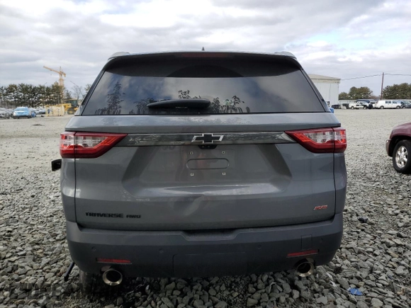 2021 Chevrolet Traverse RS with VIN 1GNEVJKW9MJ132972, listed as a Copart auction lot 39927333 with 24,497 mi miles. Bid and sale history available at carsss.com. Image 6.